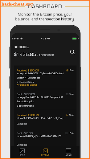 HODL Wallet : Bitcoin Wallet screenshot