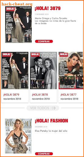 ¡HOLA! ESPAÑA Revista impresa - ¡Nueva versión! screenshot