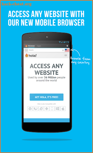 Hola Free VPN Proxy screenshot