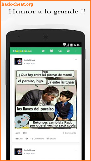 Holatinos el chat screenshot