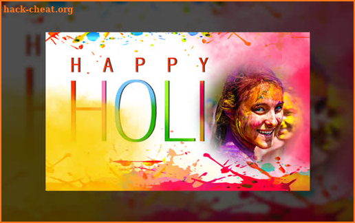 Holi Photo Editor screenshot