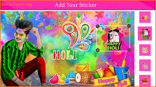 Holi Photo Editor screenshot