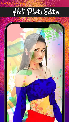 Holi Photo Editor and Frames screenshot