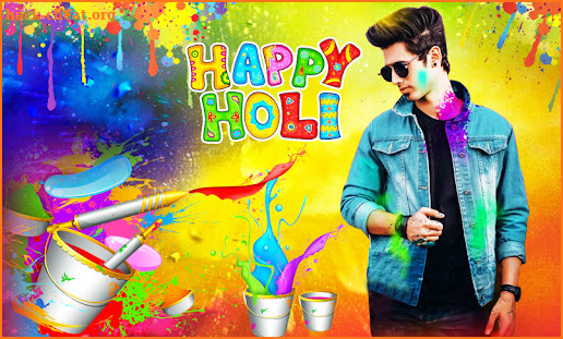 Holi Photo Editor - Holi Frame screenshot