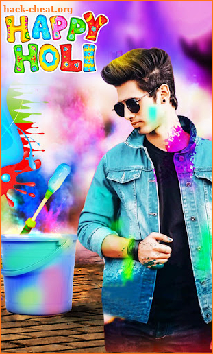 Holi Photo Editor - Holi Frame screenshot