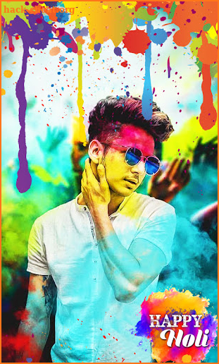 Holi Photo Editor - Holi Frame screenshot