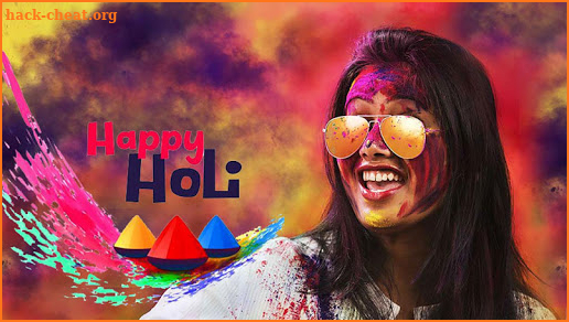 Holi Photo effect and frame editor होली फोटो फ्रेम screenshot