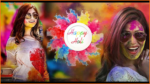 Holi Photo effect and frame editor होली फोटो फ्रेम screenshot