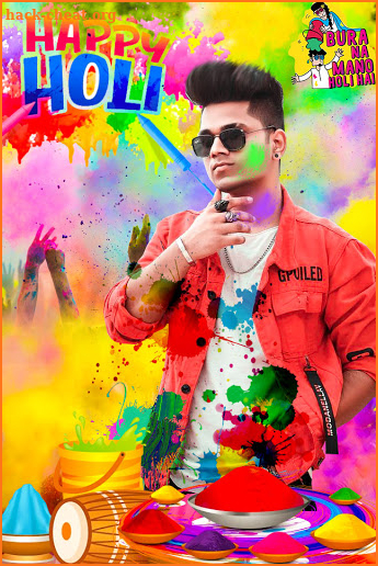 Holi Photo Frame screenshot