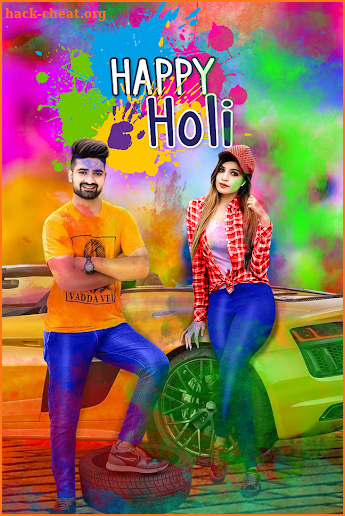 Holi Photo Frame screenshot