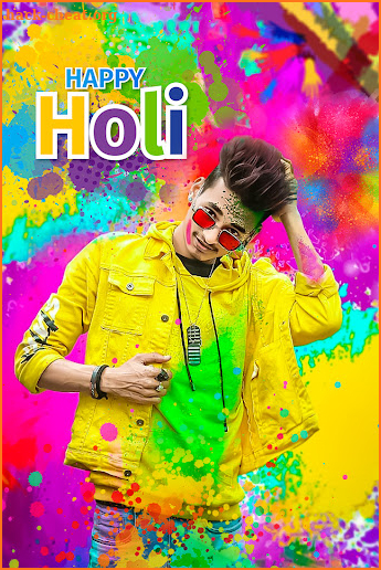 Holi Photo Frame screenshot