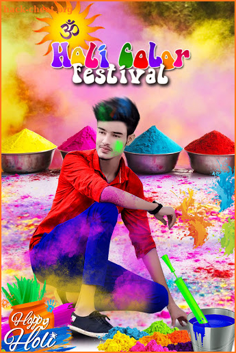 Holi Photo Frame screenshot