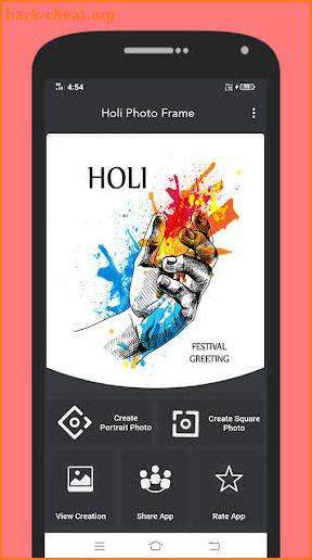 Holi Photo Frame screenshot