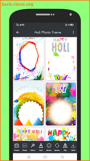 Holi Photo Frame screenshot