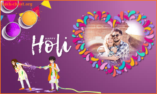 Holi Photo Frames Editor screenshot