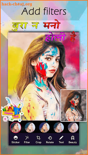 Holi Video Maker with Music - Happy Holi screenshot