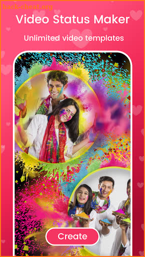 Holi Video Maker with Music - Holi Video Status screenshot