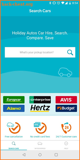 Holiday Autos - Car Hire App screenshot