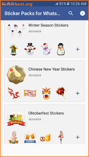 Holiday Stickers for WhatsApp - WAStickerApps Pack screenshot