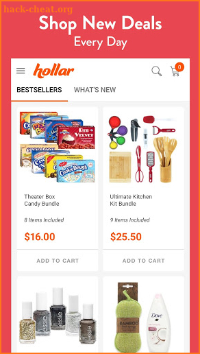 Hollar - The Online Dollar Store screenshot