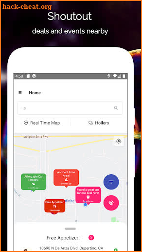 Holler Away: Shoutout to people near you screenshot