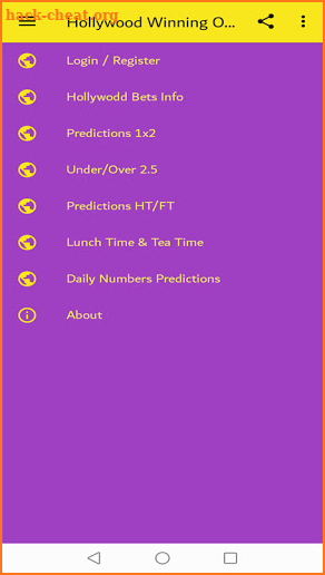 Hollywood Winning Odds screenshot