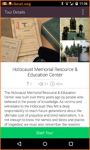 Holocaust Memorial Center screenshot