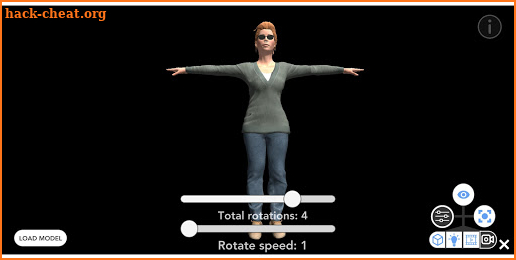 HOLOFIL-X 3D model animation exporter Android screenshot