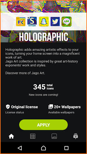 Holographic - Icon Pack screenshot