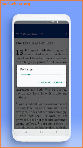 Holy Bible English Standard Version (ESV) screenshot