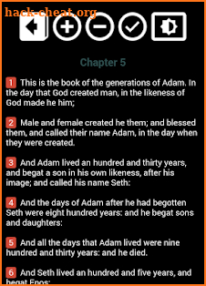 Holy Bible King James Version screenshot