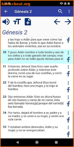 Holy Bible Reina Valera screenshot