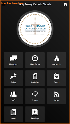Holy Rosary Catholic Church screenshot