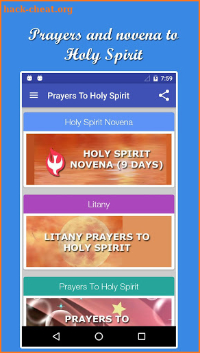 Holy Spirit Novena And Prayers screenshot