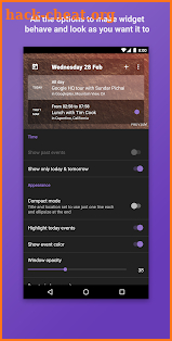 Home Agenda - Calendar Widget screenshot