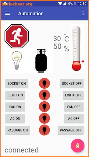 Home Automation NodeMCU screenshot