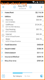 Home Budget with Sync screenshot