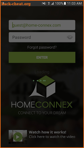 Home Connex Mobile screenshot