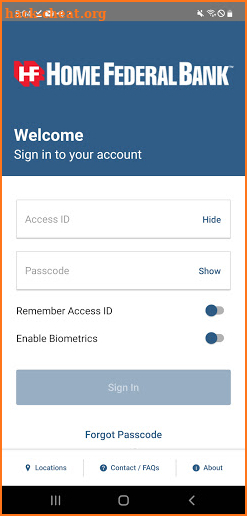 Home Federal Bank TN Mobile screenshot