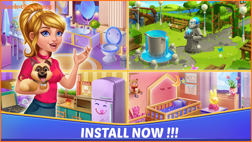 Home Interior Design House Mansion Match 3 Blast screenshot