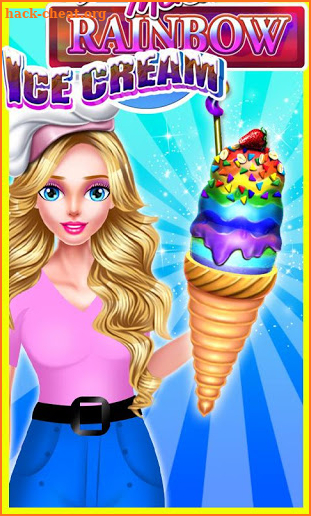 Home Made Rainbow Ice Cream screenshot