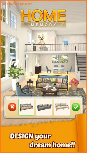 Home Memory: Word Cross & Dream Home Design Game screenshot