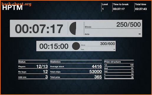 Home Poker Tournament Player screenshot