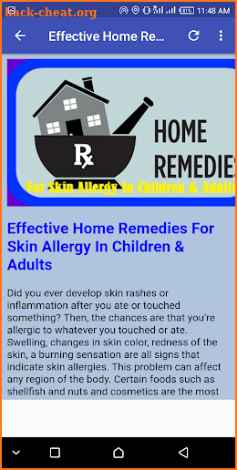 Home Remedies For Skin Allergy screenshot