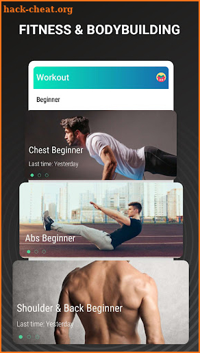 Home workout screenshot