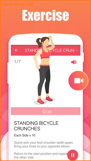 Home Workout - 30 Days Fitness Challenge screenshot