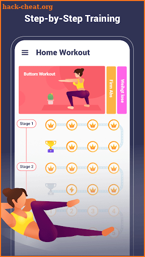 Home Workout - ABS & Butt Workout screenshot