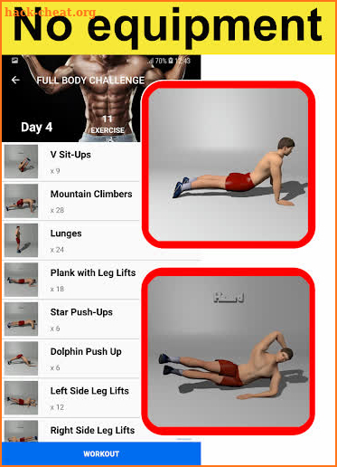 Home Workouts No Equipment Pro screenshot