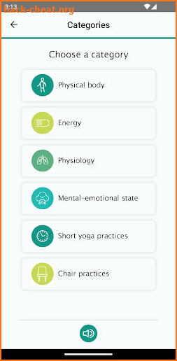 Home yoga practice screenshot