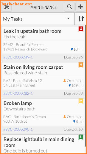 HomeAway PM screenshot